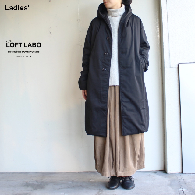 THE LOFTLABO　【18-19秋冬】フードロングダウンコート WIIS　TL15FJK04　（BLACK）