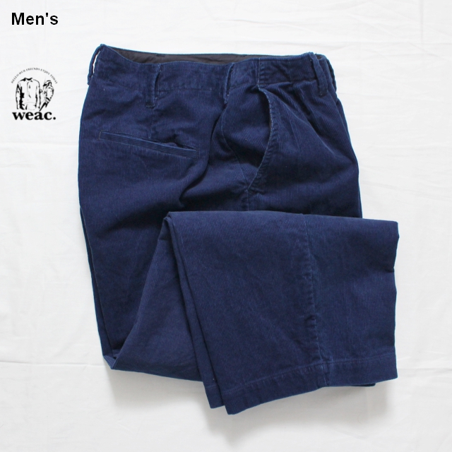 weac.　コーデュロイコックパンツ CORDUROY COOK PANTS　（INDIGO）