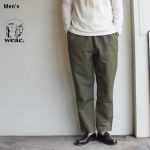 weac.　コットンリネンイージーパンツ RELAX PANTS　（カーキ）