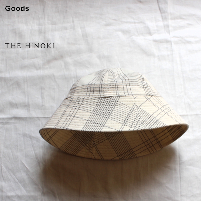 THE HINOKI　オーガニックコットンハット　TH19S-19　（チェック）