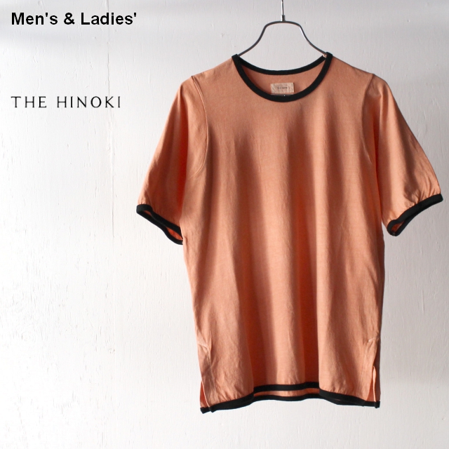 THE HINOKI　オーガニックコットンリンガーTee　TH19S-30-B　（Orange）