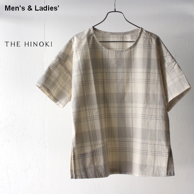 THE HINOKI　オーガニックコットPOシャツ　TH19S-17　（チェック）