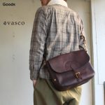 vasco　レザーポストマンショルダーBAG　REGULAR size　VS-247L　（ブラウン）