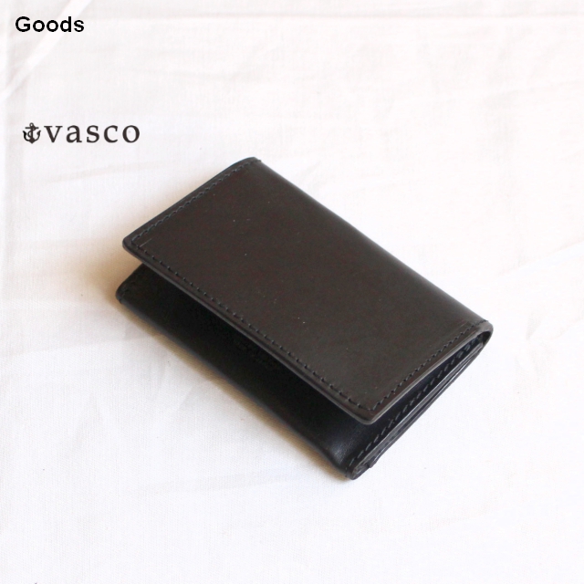 vasco　 オイルドレザーカードケース　LEATHER CARD CASE　VSC-731　（ブラック）