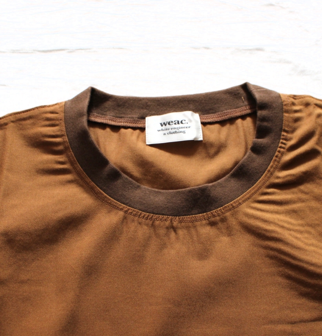 weac. プルオーバー布帛Tシャツ TIMTIM ブリック - 画像 (3)