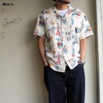 Orgueil　アロハシャツ Open Collared Shirt　ベージュ　OR-5030B　