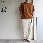 weac.　プルオーバー布帛Tシャツ　TIMTIM　ブリック