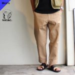 weac.　 POPEYE PANTS　サージ　ベージュ