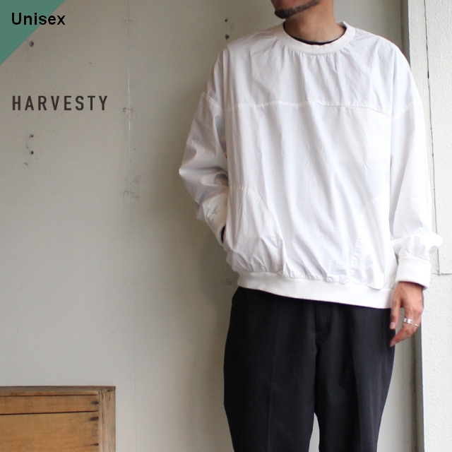 HARVESTY　コットンツイルエッグプルオーバー　A41801　（OFF WHITE）