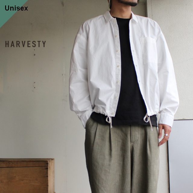 HARVESTY シャツブルゾン ホワイト A31909 | C.COUNTLY | シーカウント