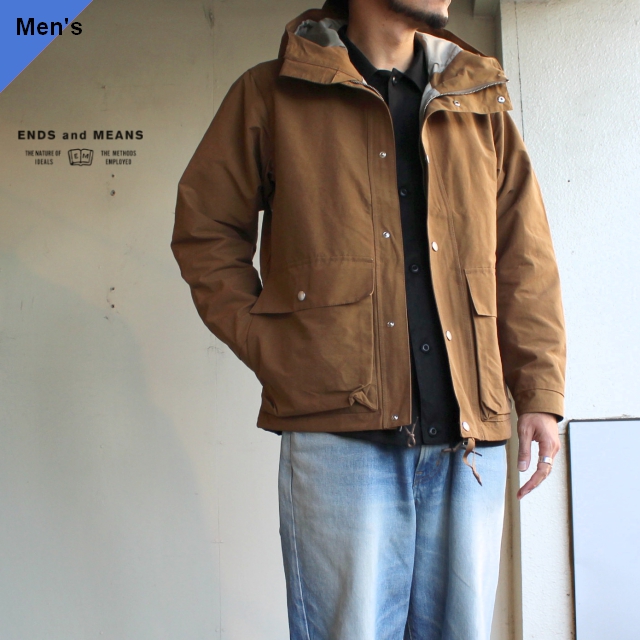 ENDS and MEANS　 Sanpo Jacket　EM-ST-J01　モカ