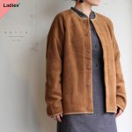 SETTO　フリースカーディガン　FUWATORO CARDIGAN　STL-JK036　ブラウン