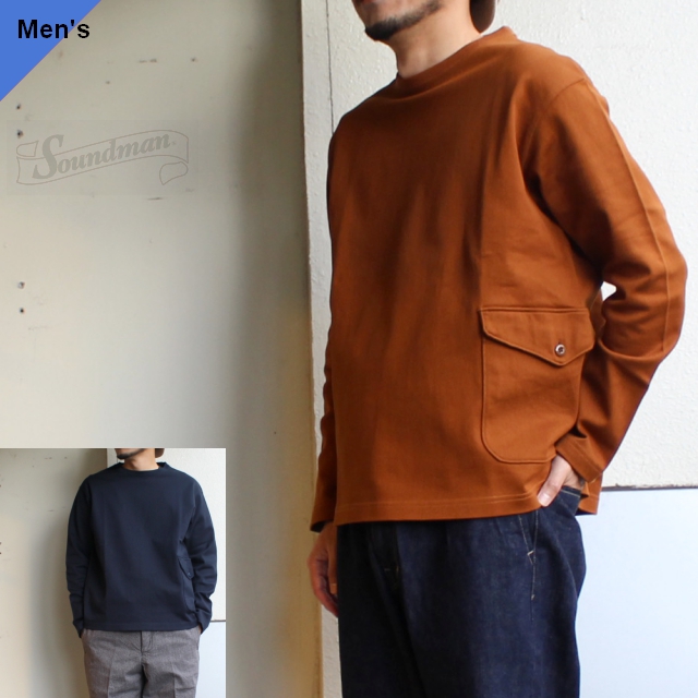 Soundman　ヘビーウェイトカーゴポケットTee L/S　Holm L/S　 417M-963O