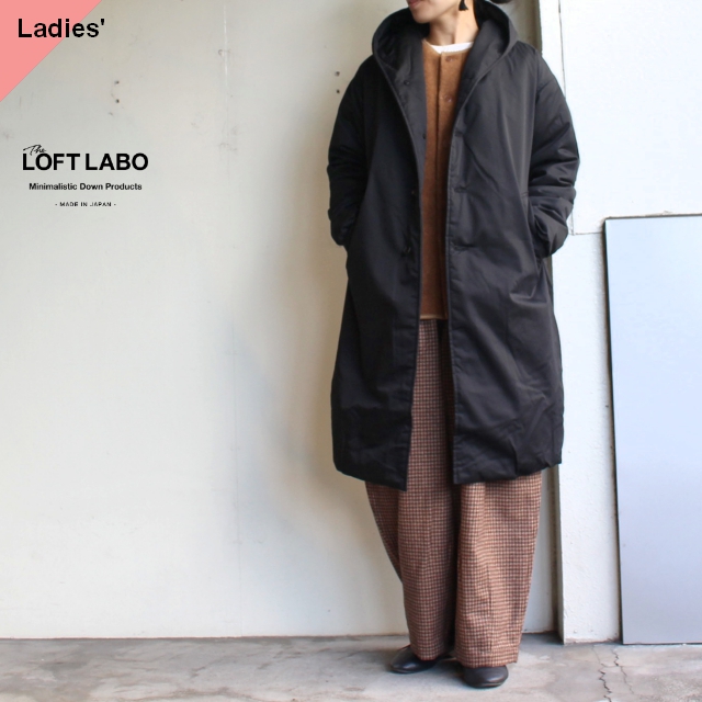 THE LOFTLABO　【19-20秋冬】フードロングダウンコート WIIS　ブラック　TL15FJK04　