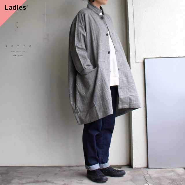 SETTO　MARKET JKT　STL-JK0085　グレーチェック