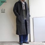 weac.　メルトンロングコート Barn Coat　チャコール