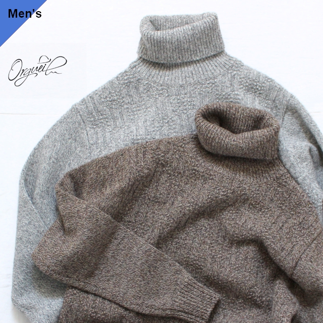 Orgueil　タートルネックセーター Turtleneck Sweater 　OR-4123　２カラー