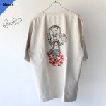 Orgueil オルゲイユ Lucky Rudy×Orgueil ヘビーウェイトバックプリントTee オートミール OR-9052B