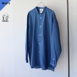 weac. ウィーク CHIVIC ルーズフィットボックスシャツ BLUE
