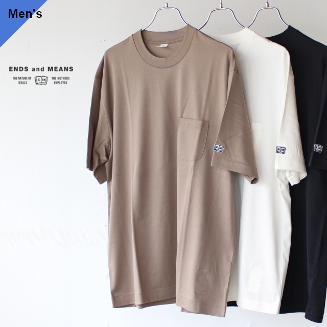 ENDS and MEANS エンズアンドミーンズ Standard Pocket Tee EM201T001