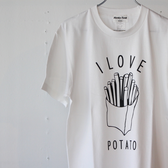 Honky Tonk weac. I LOVE POTATO White - 画像 (3)