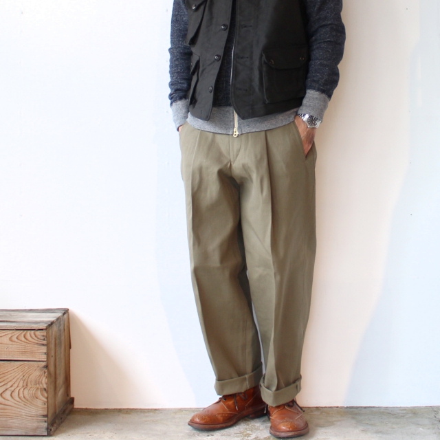 【Men's】 今年も入荷しました!!ガシガシのワイドトラウザー。 / HAVERSACK