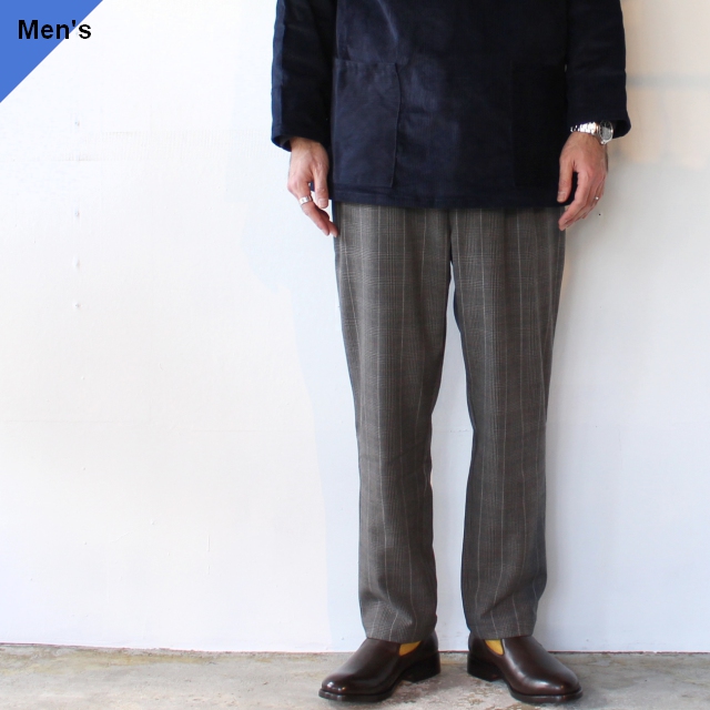 weac. アクティブスラックス Active Slacks グレーチェック