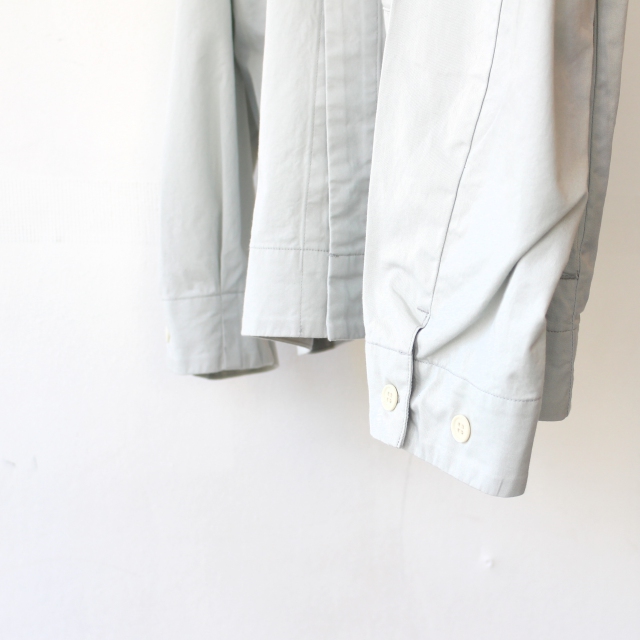 amne Clerk Blouson / COTTON BERBERRY (Celadon) - 画像 (4)