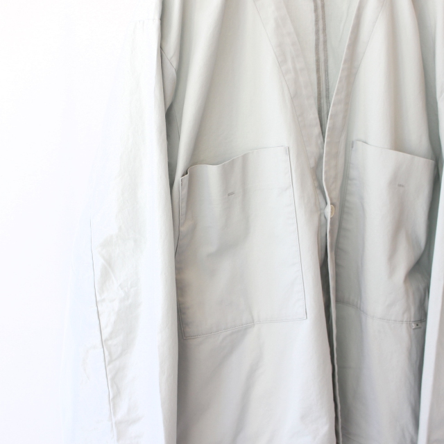 amne Clerk Blouson / COTTON BERBERRY (Celadon) - 画像 (5)