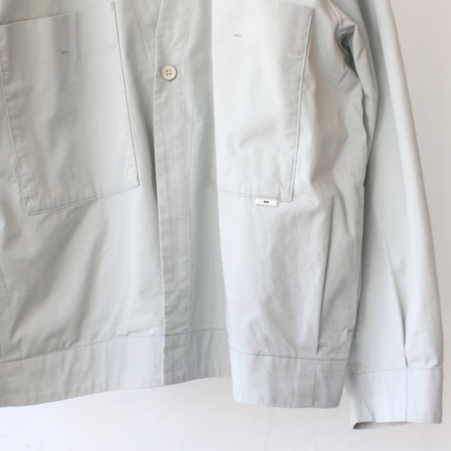 amne Clerk Blouson / COTTON BERBERRY (Celadon) - 画像 (3)