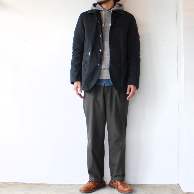 Soundman バーミンガム Birmingham コットンドリル NAVY