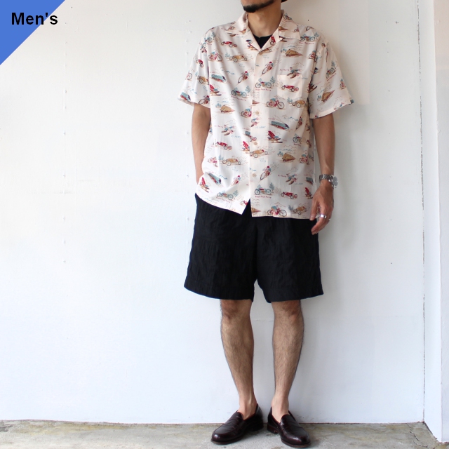 Orgueil オルゲイユ Aloha Shirt アロハシャツ BEIGE