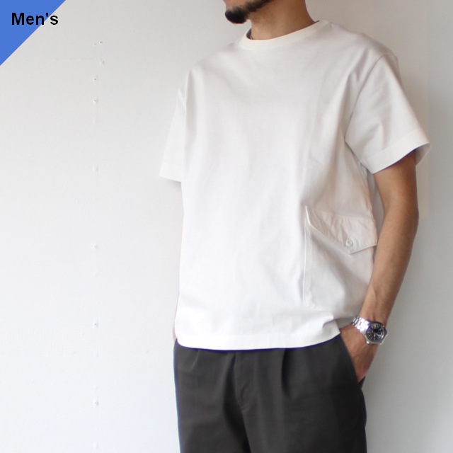 Soundman ヘビーウェイトカーゴポケットTee / Holm （White） | C 