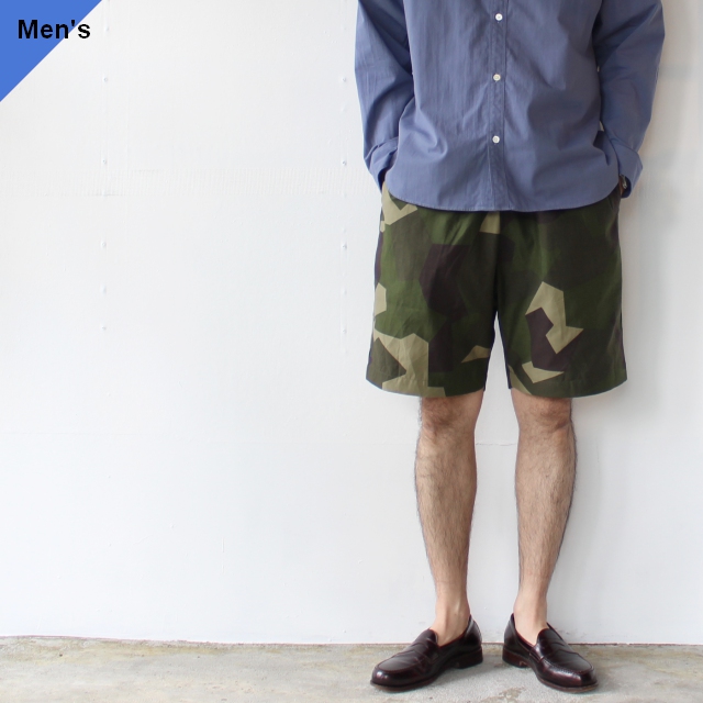 weac. ウィーク RELAX HALF PANTS スウェーデンカモ