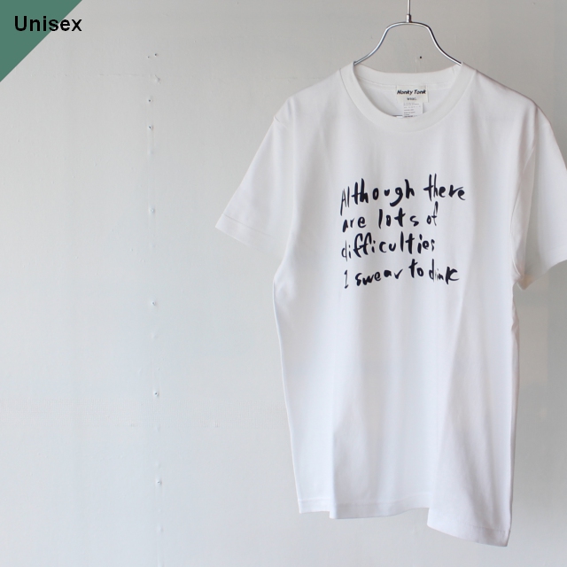 Honky Tonk weac. それでも私は酒を飲みたい Print T-shirt