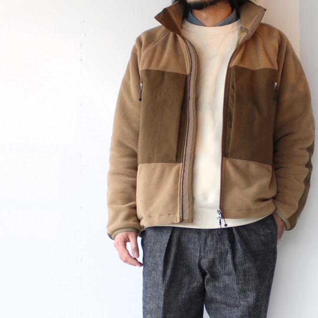 ENDS and MEANS Tactical Fleece Jacket / EM212J02 （Brown beige） -  C.COUNTLY【シーカウントリー】