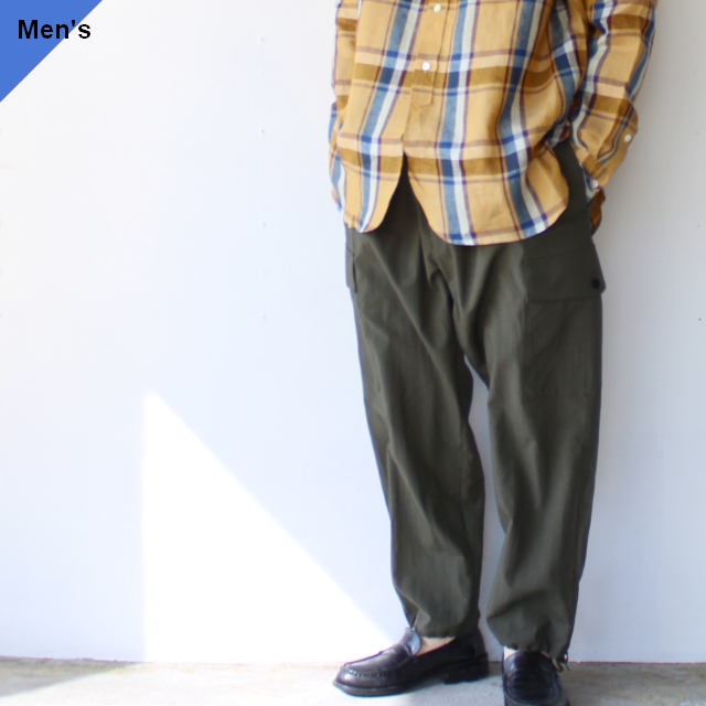 FANTASTICDAYS ナイロンイージーカーゴパンツ CARGO-M-231-01 （Olive