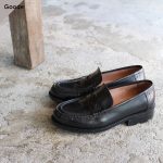 Milton Keynes レザーローファー Leather Loafers　（Black）