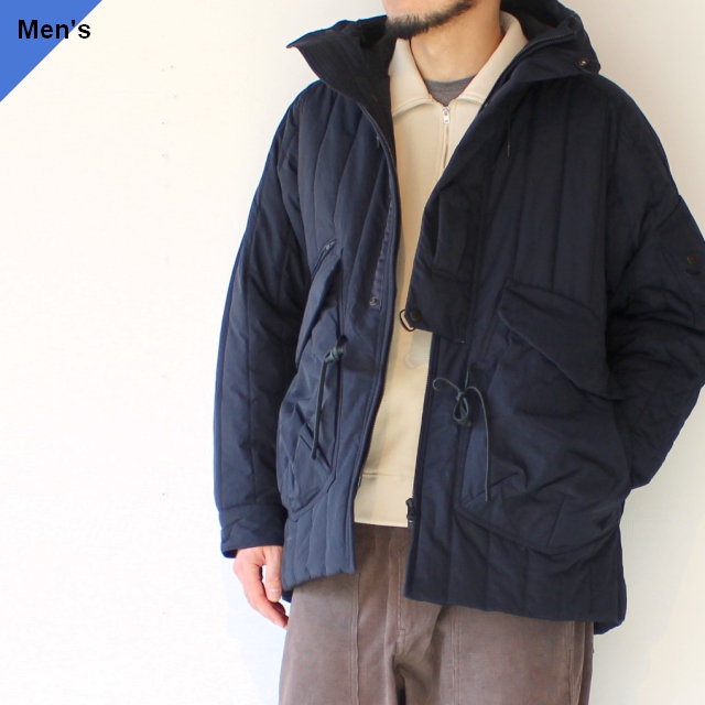 norbit 中綿キルティングフードジャケット Water Proof Padding Jacket （Navy）