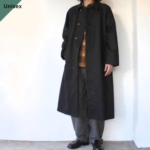 SETTO チノクロスバルカラーコート Bal Coat　（Black）