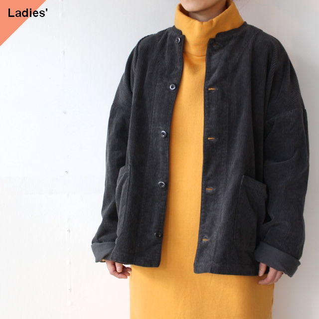 HARVESTY コーデュロイアトリエジャケット Corduroy Atelier Jacket （Black）