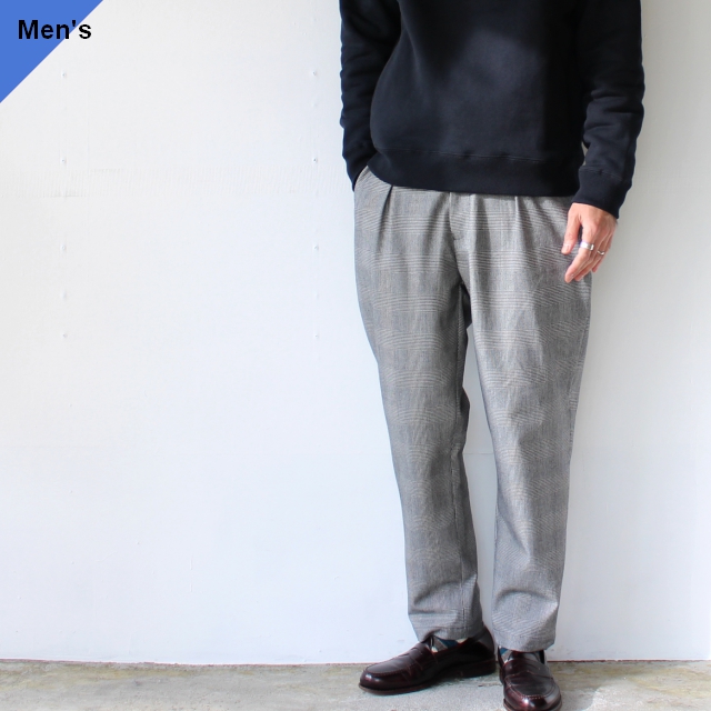 weac. アクティブスラックス Active Slacks グレンチェック | C