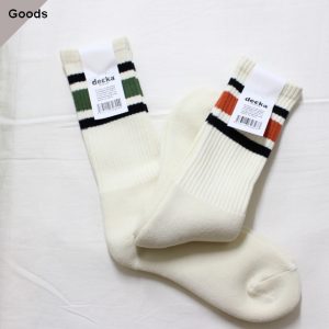 decka Quality Socks ラインソックス 80’s Skater socks / Japan Limited Edition