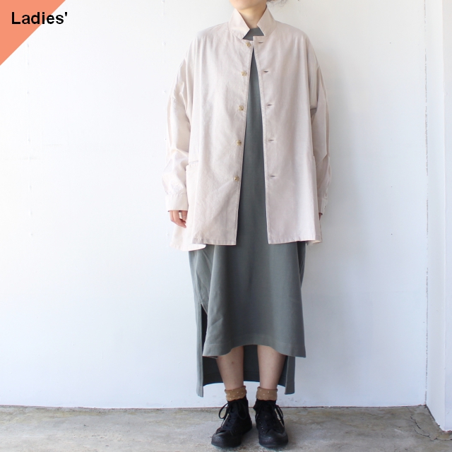 SETTO オックスシャンブレーマーケットシャツ OX MARKET SHIRT （Beige）