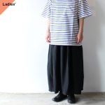 SETTO リネンキャンバススカート ASA SKIRT （BLACK）