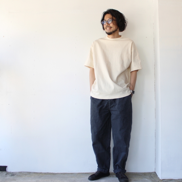 HAVERSACK ルーズクルーネックTee S/S (Ecru) - 画像 (5)