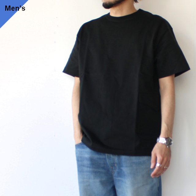 Soundman ヘビーウェイトカーゴポケットTee / Holm　（Black）