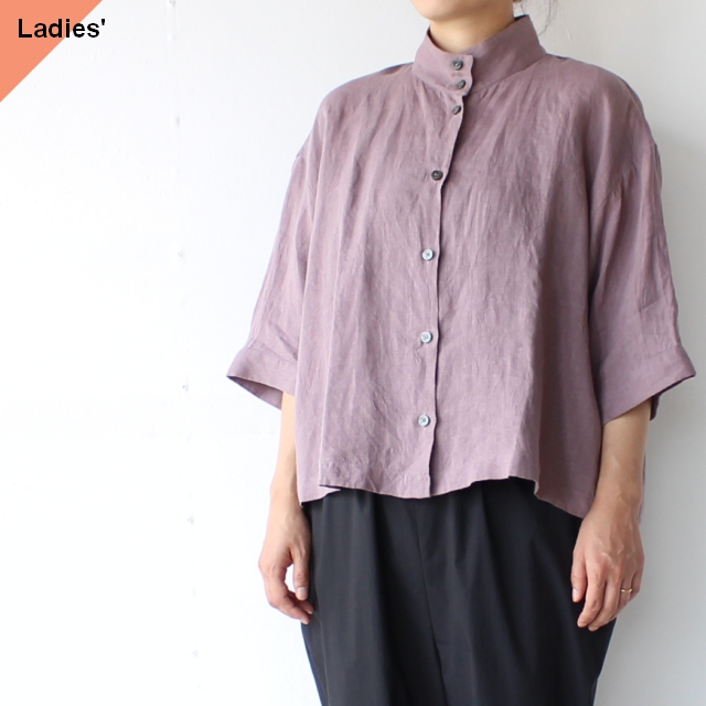 SETTO　SS OKKAKE SHIRT　SSS1001L22 （Purple）