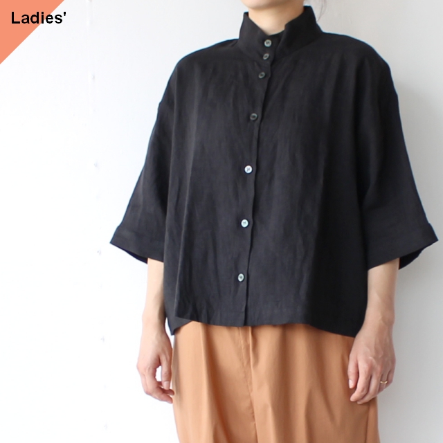 SETTO　SS OKKAKE SHIRT　SSS1001L22 （Black）