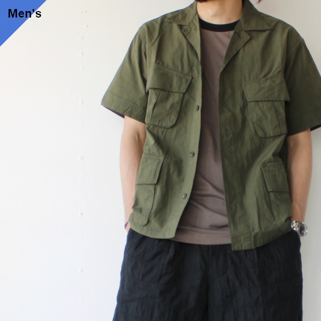 Soundman ファティーグシャツ Jeferson （Army green）